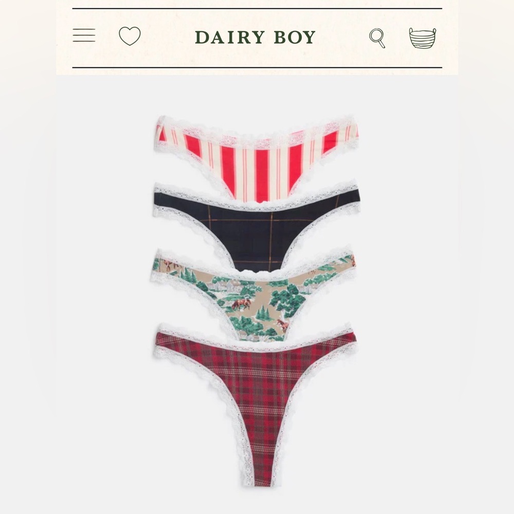 Dairy Boy Women's Holiday Underwear